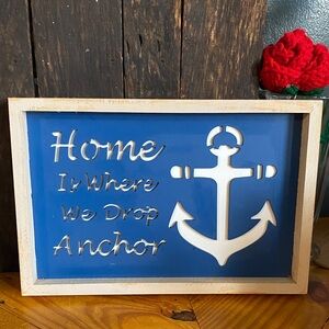 NWT Nautical Anchor Wall frame